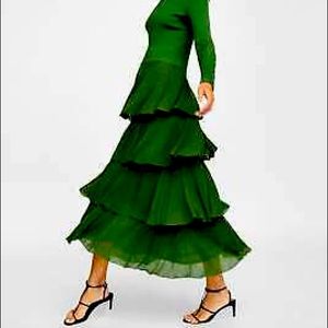 Zara Tiered Ruffle Skirt